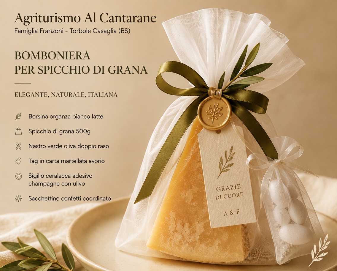 Bomboniera Matrimonio organza ed Eleganza