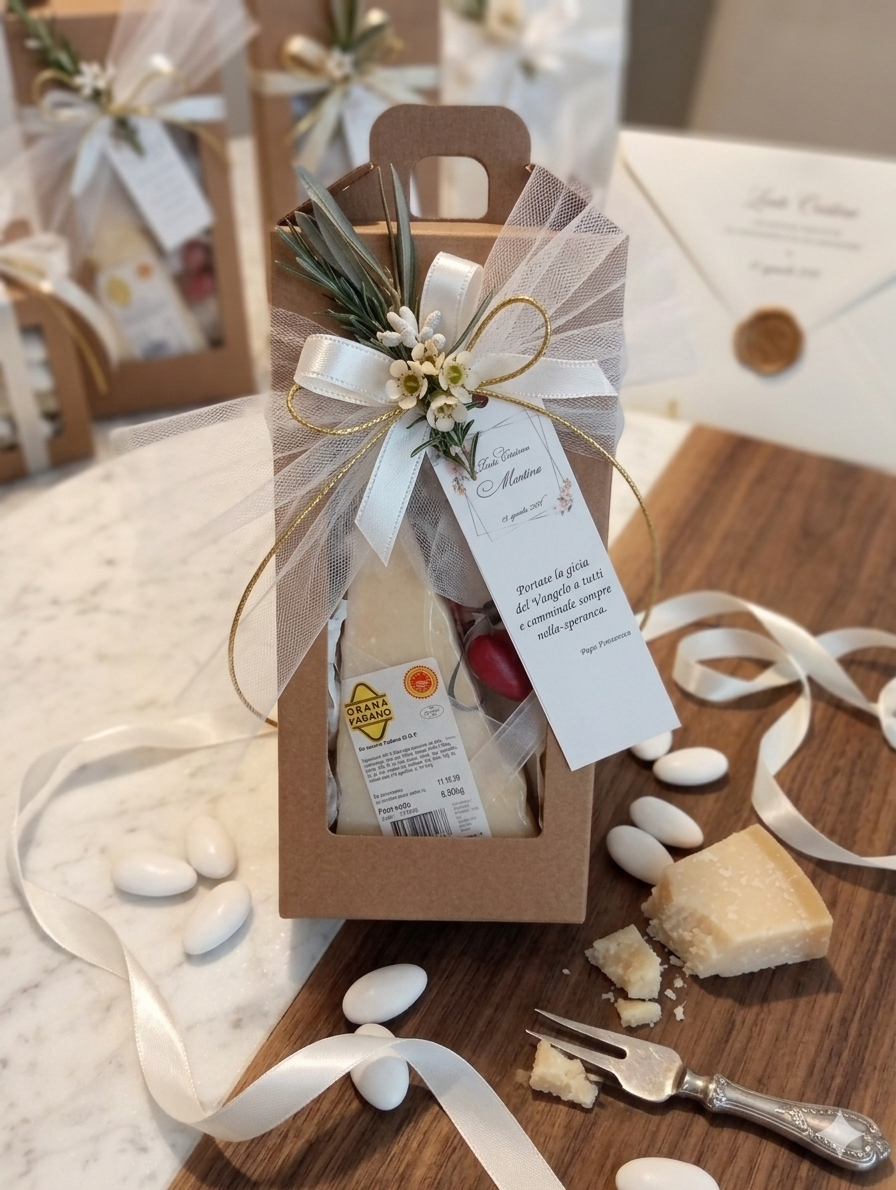 Bomboniere gastronomiche con Grana Padano Brescia