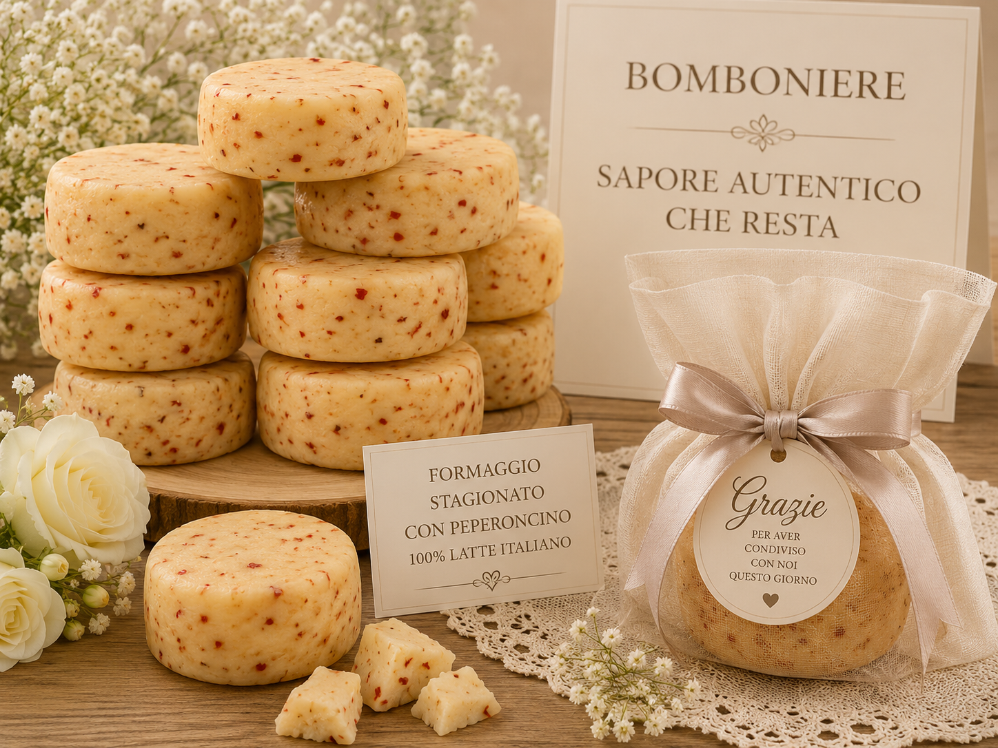 Bomboniera Caciotta Artigianale
