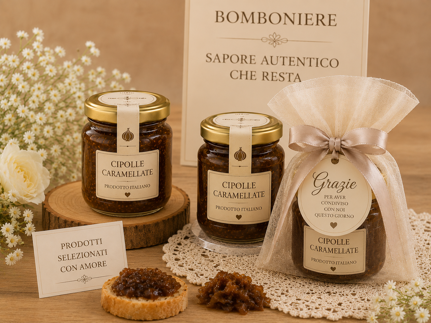 Bomboniera Gourmet Marmellata Cipolle caramellate